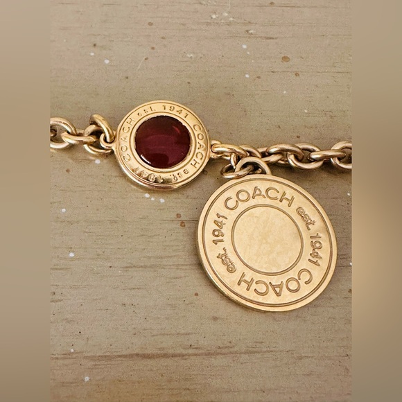 Authentic Coach Vintage RARE 1941 Pendant Necklace! NWOT - Picture 2 of 5